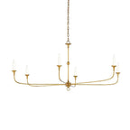 Unity Vintage Mid-century Bronze Chandelier - image 11