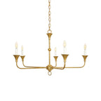 Unity Vintage Mid-century Bronze Chandelier - image 10