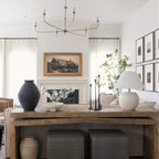 Unity Vintage Mid-century Bronze Chandelier - image 6