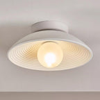 Orvian Wooden Flush Mount Ceiling Light with Round Globe
