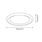 Nuria Ceiling Lamp Round Silhouette Minimalist Ambient