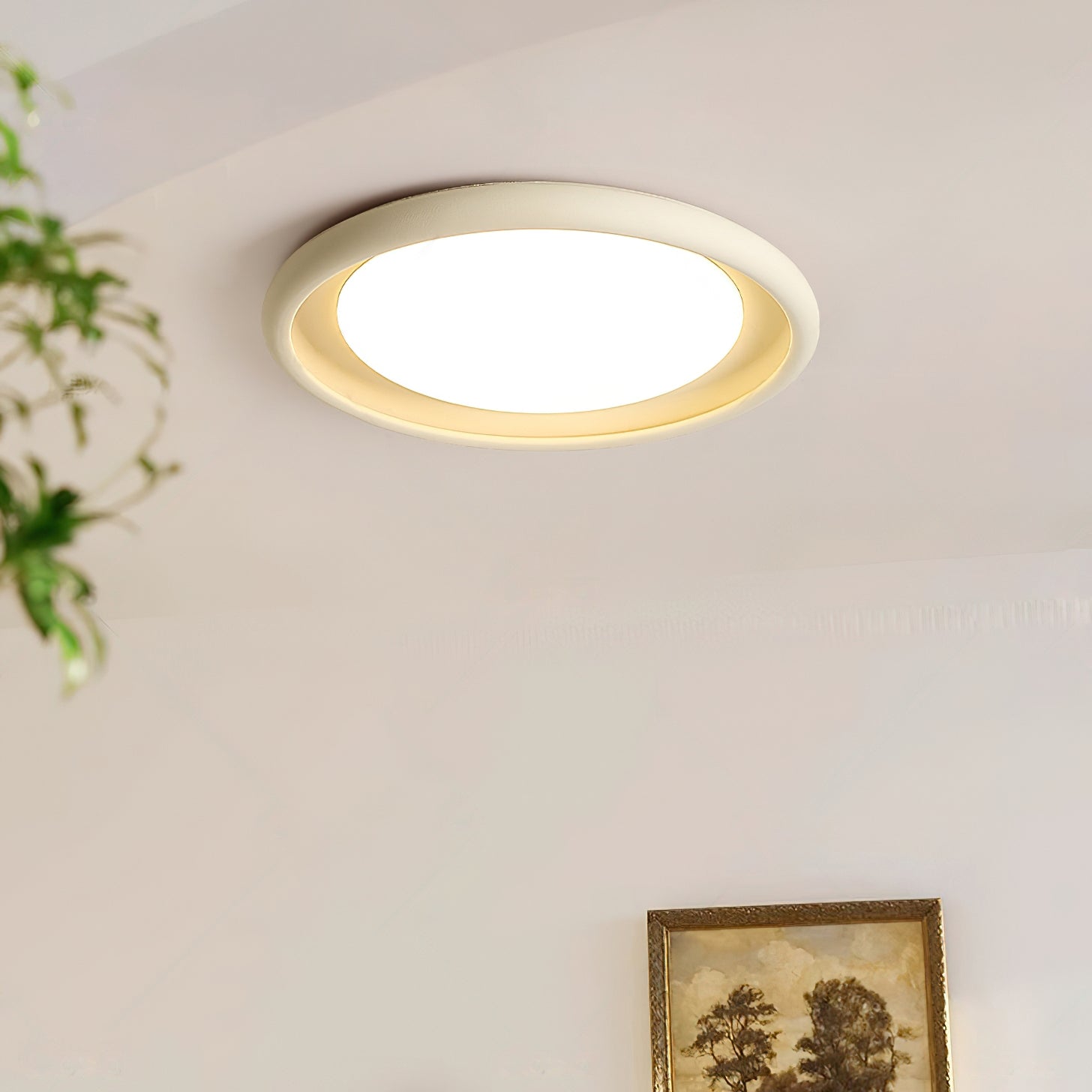 Nuria Ceiling Lamp Round Silhouette Minimalist Ambient