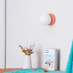 Otis Modern Minimalist Glass Wall Lamp