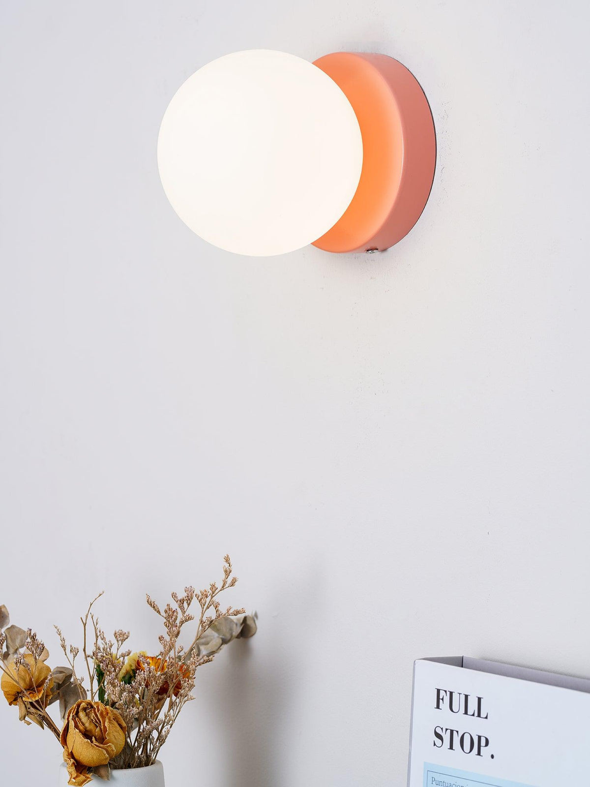 Otis Modern Minimalist Glass Wall Lamp