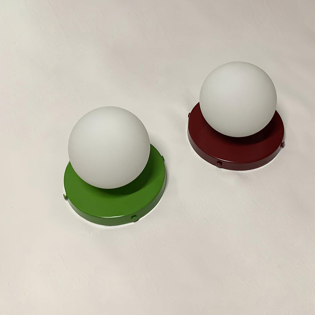 Otis Modern Minimalist Glass Wall Lamp