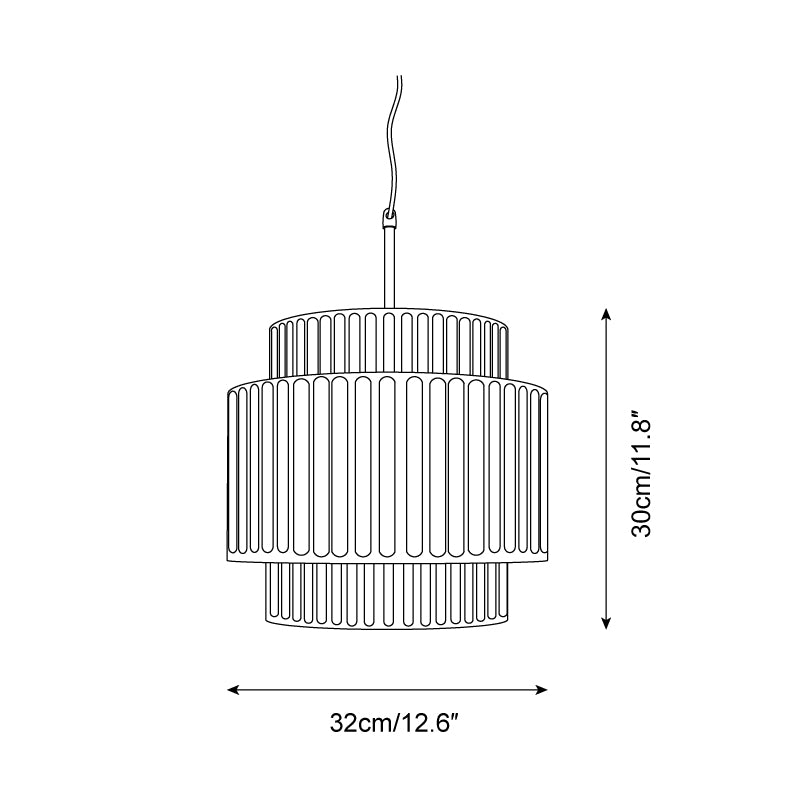 Aurelia Ribbed Pendant Light