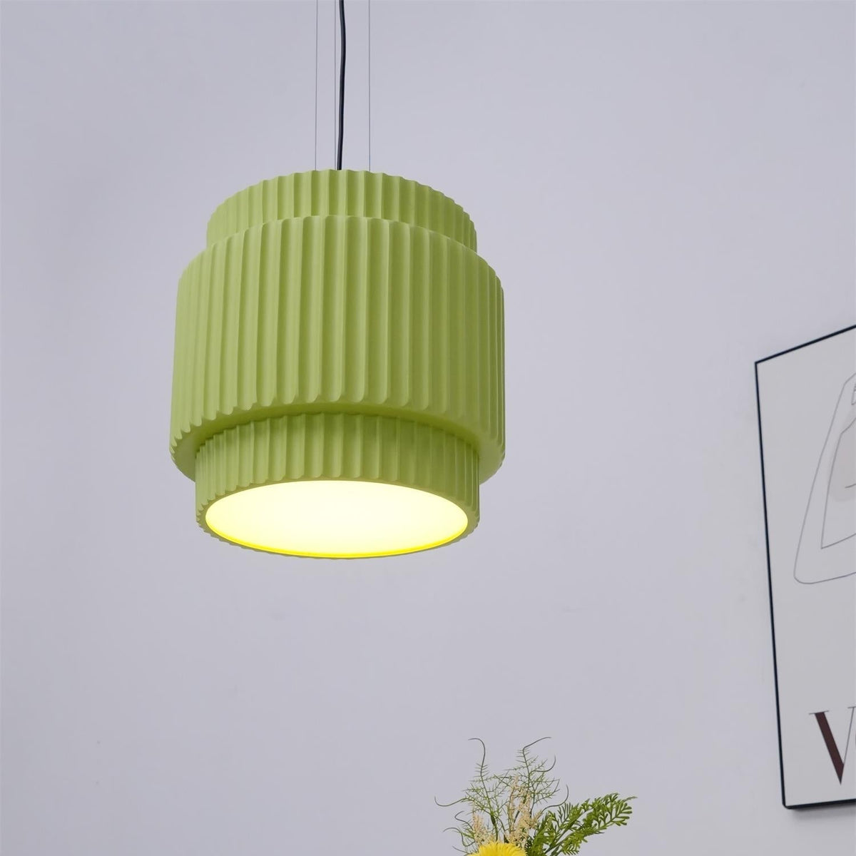 Aurelia Ribbed Pendant Light