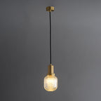 Cacarir Premium Nordic Art Brass Glass Pendant Lamp