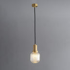 Cacarir Premium Nordic Art Brass Glass Pendant Lamp