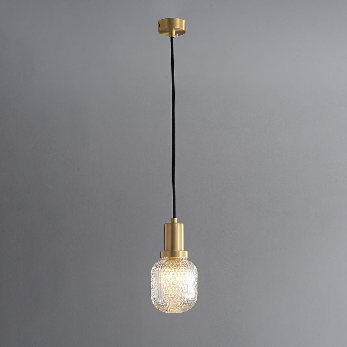 Cacarir Premium Nordic Art Brass Glass Pendant Lamp