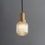 Cacarir Premium Nordic Art Brass Glass Pendant Lamp