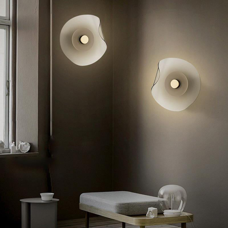Arisha Modern Design Flower Indoor Wall Lamp Glass Bedroom Living Room