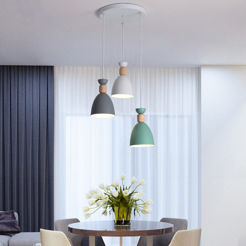 Valentina Modern Minimalist LED Pendant Light /Wood Living Room/Bedroom