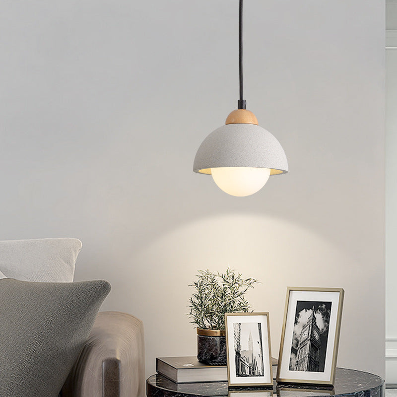 Muto Minimalism LED Modern Pendant Light Cement Bedroom Bedside Kitchen Island Living Room