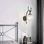 Valentina Modern Art Deer Bedside LED Indoor Wall Lamp Glass Living Room Bed Room Dining Room