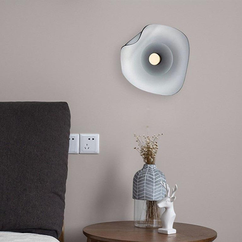 Arisha Modern Design Flower Indoor Wall Lamp Glass Bedroom Living Room