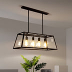 Epoch Industrial LED Modern Pendant Light Glass Kitchen Bedroom Living Room