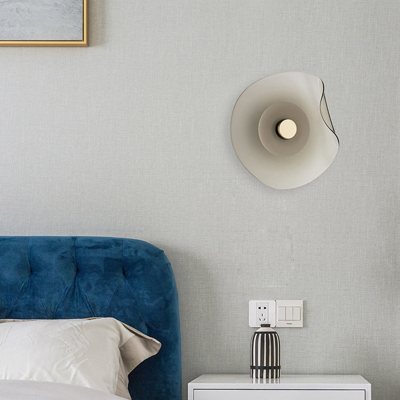 Arisha Modern Design Flower Indoor Wall Lamp Glass Bedroom Living Room