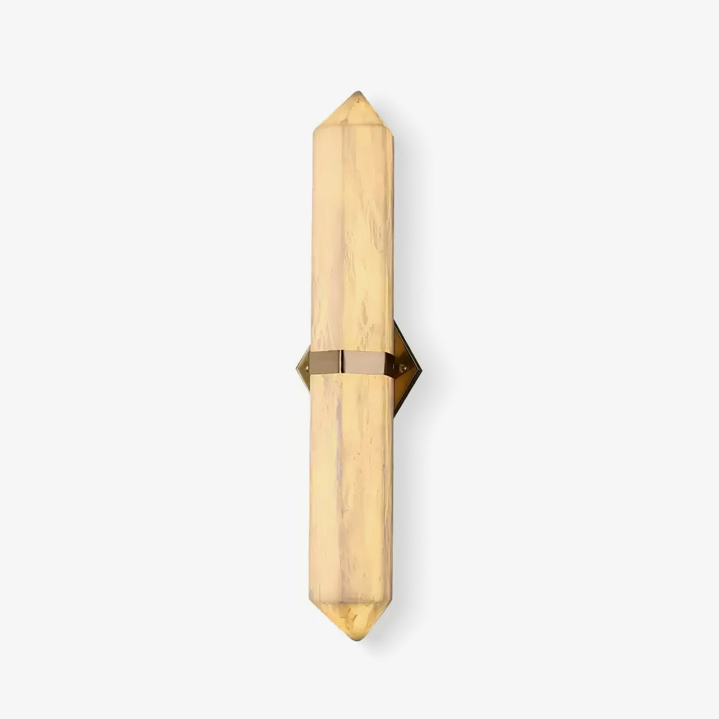 Lustra Wall Light Alabaster Brass for Bedroom