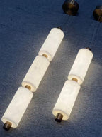 Zovarion Modern Minimalist Cluster Alabaster Pendant Light
