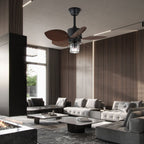 Caden Industrial Ceiling Fan Light