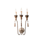 Avelaris Vintage Industrial Wooden Wall Lamp