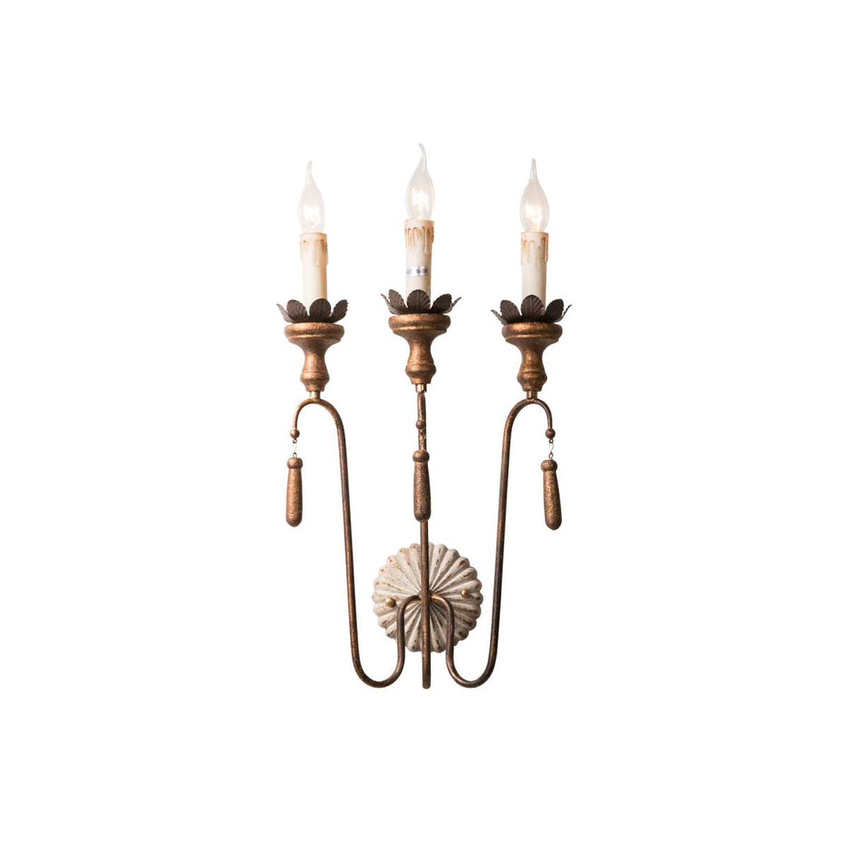 Avelaris Vintage Industrial Wooden Wall Lamp
