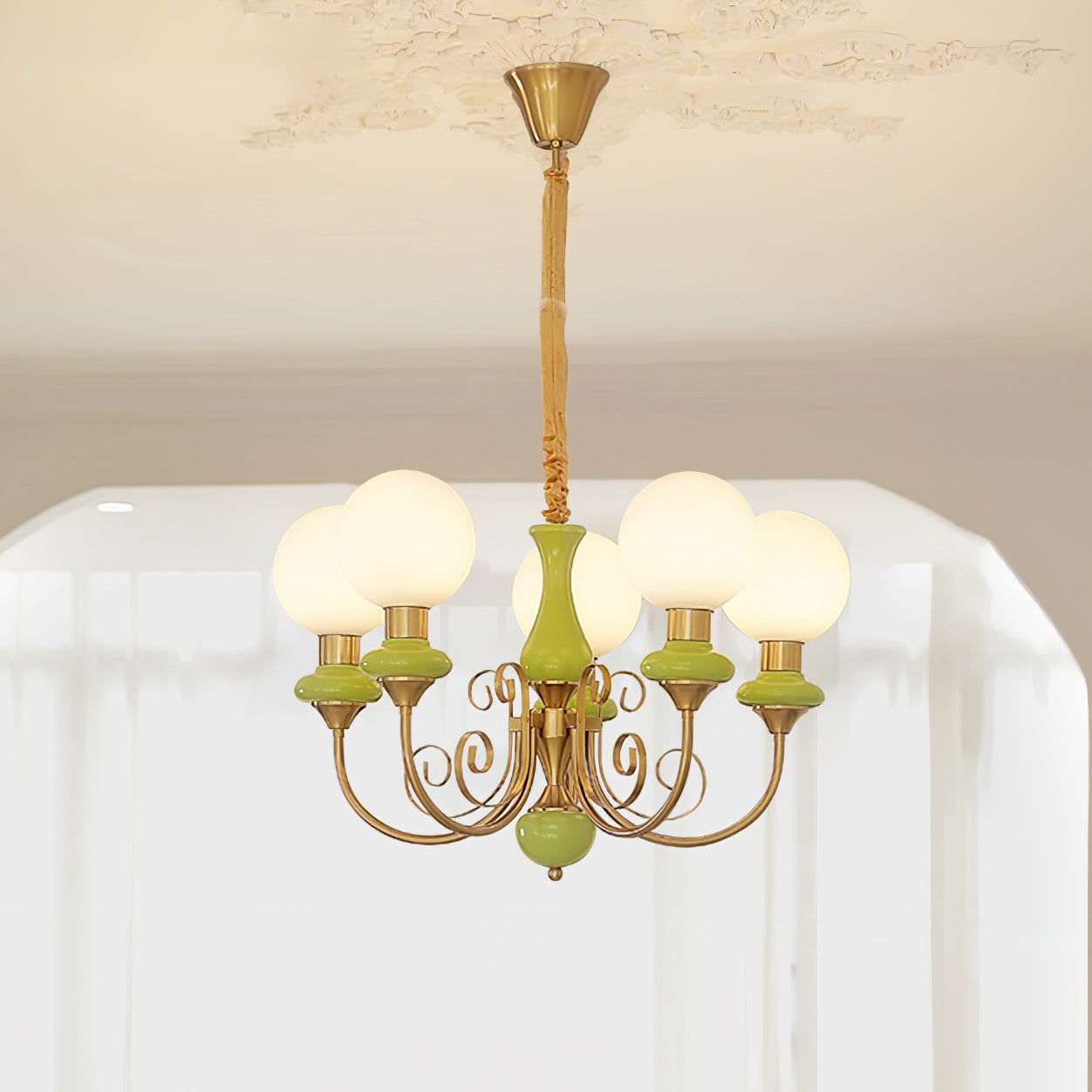 Valentina Modern Creative Chandelier Glass Dining Room Living Room