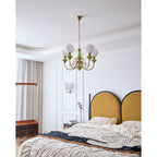 Evsolia Premium Nordic Art Onyx Glass Chandelier