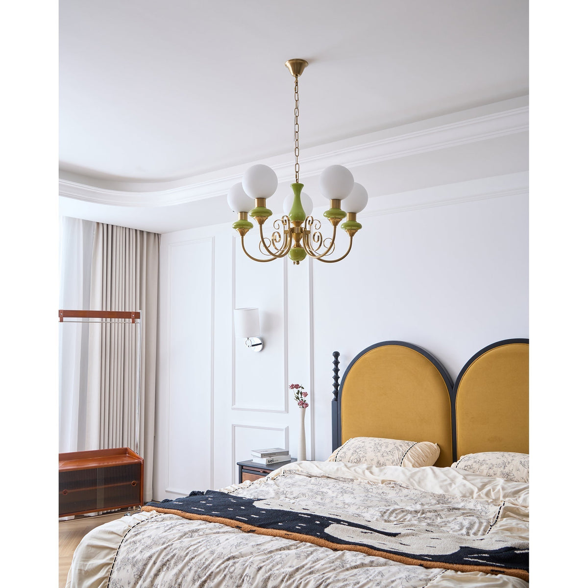 Evsolia Premium Nordic Art Onyx Glass Chandelier