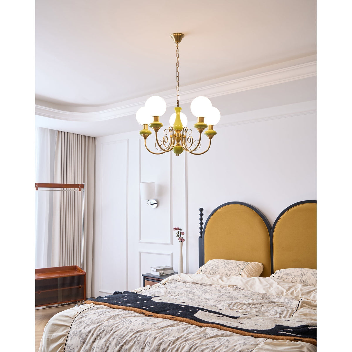 Evsolia Premium Nordic Art Onyx Glass Chandelier