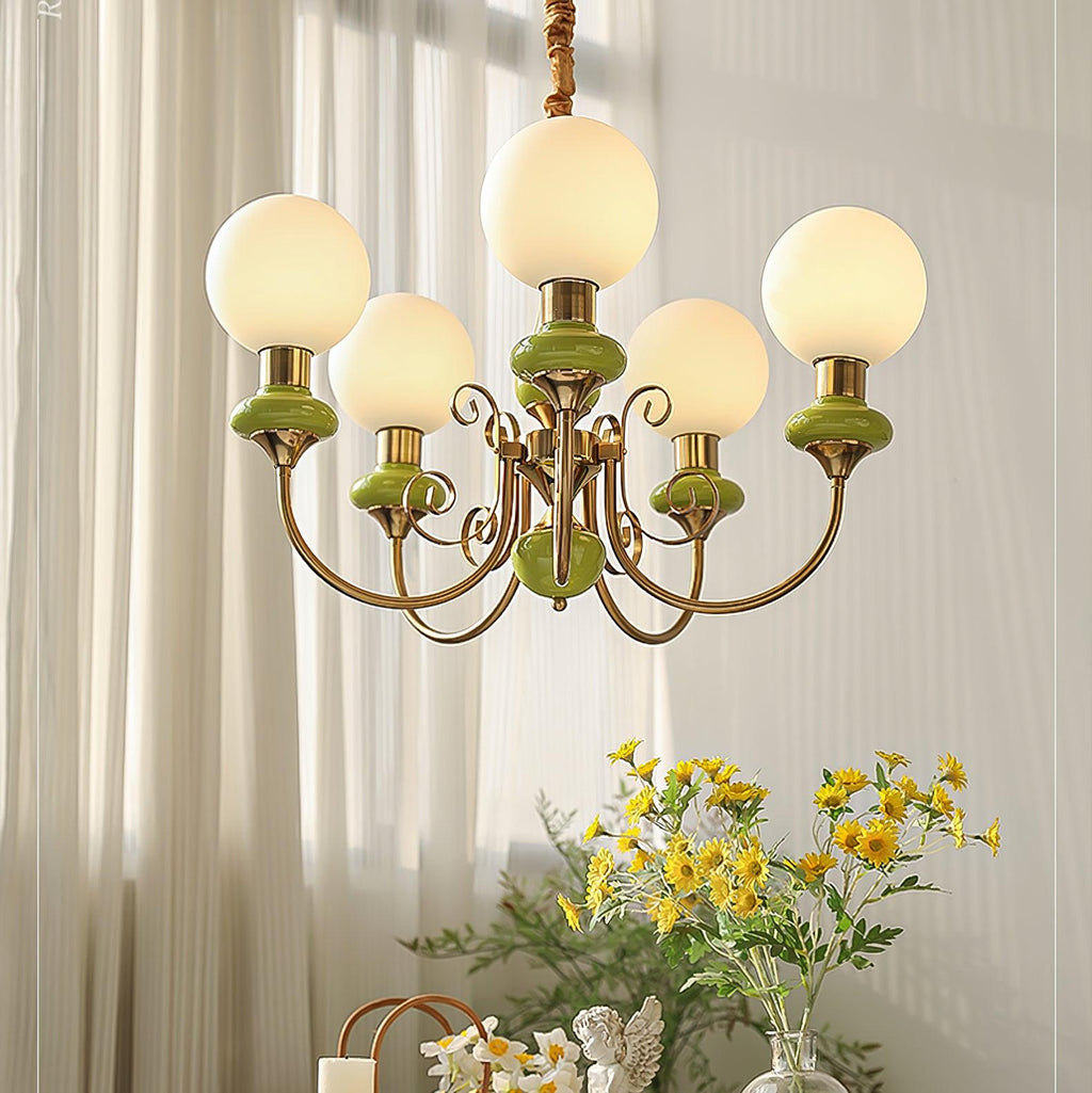 Valentina Modern Creative Chandelier Glass Dining Room Living Room