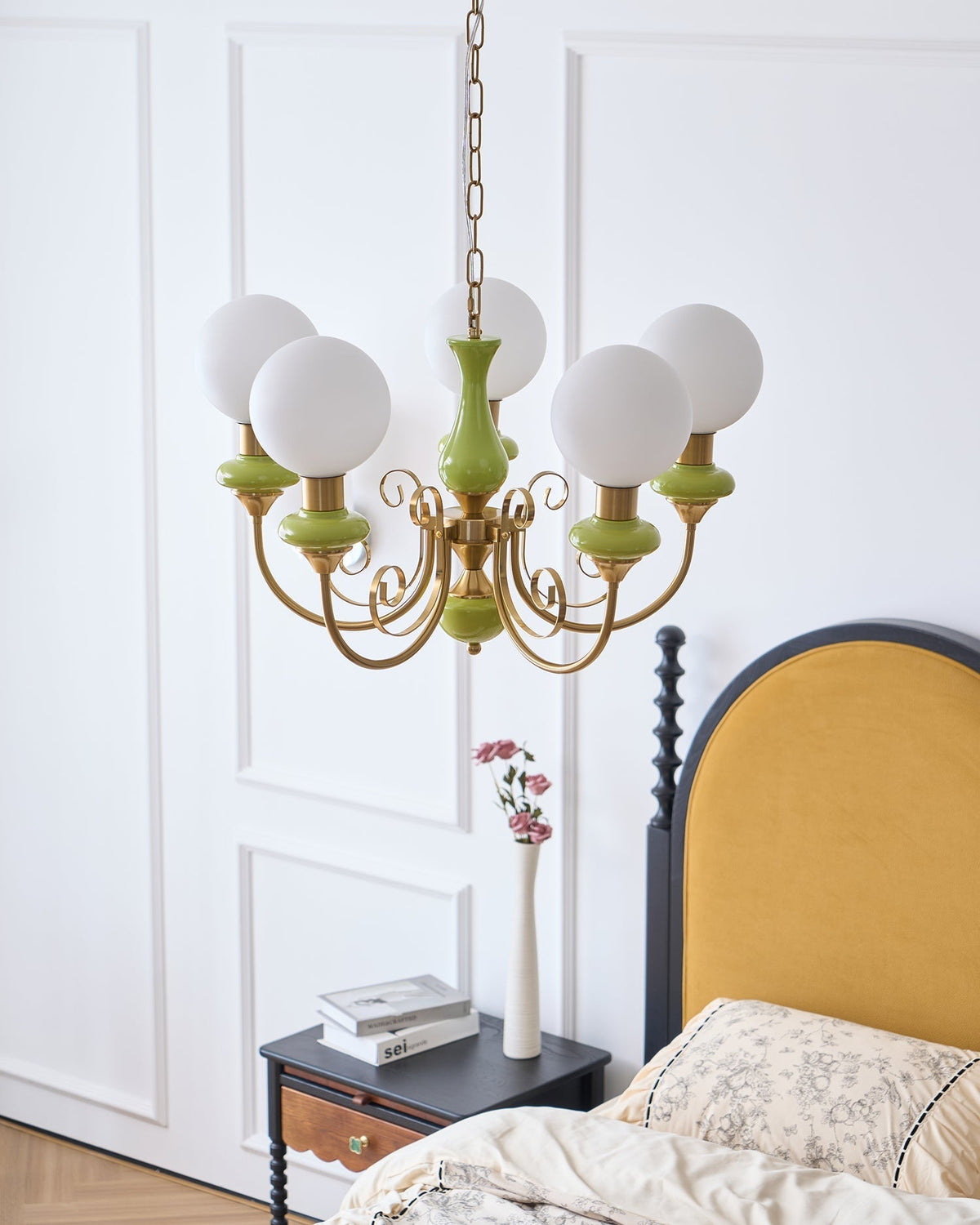 Evsolia Premium Nordic Art Onyx Glass Chandelier