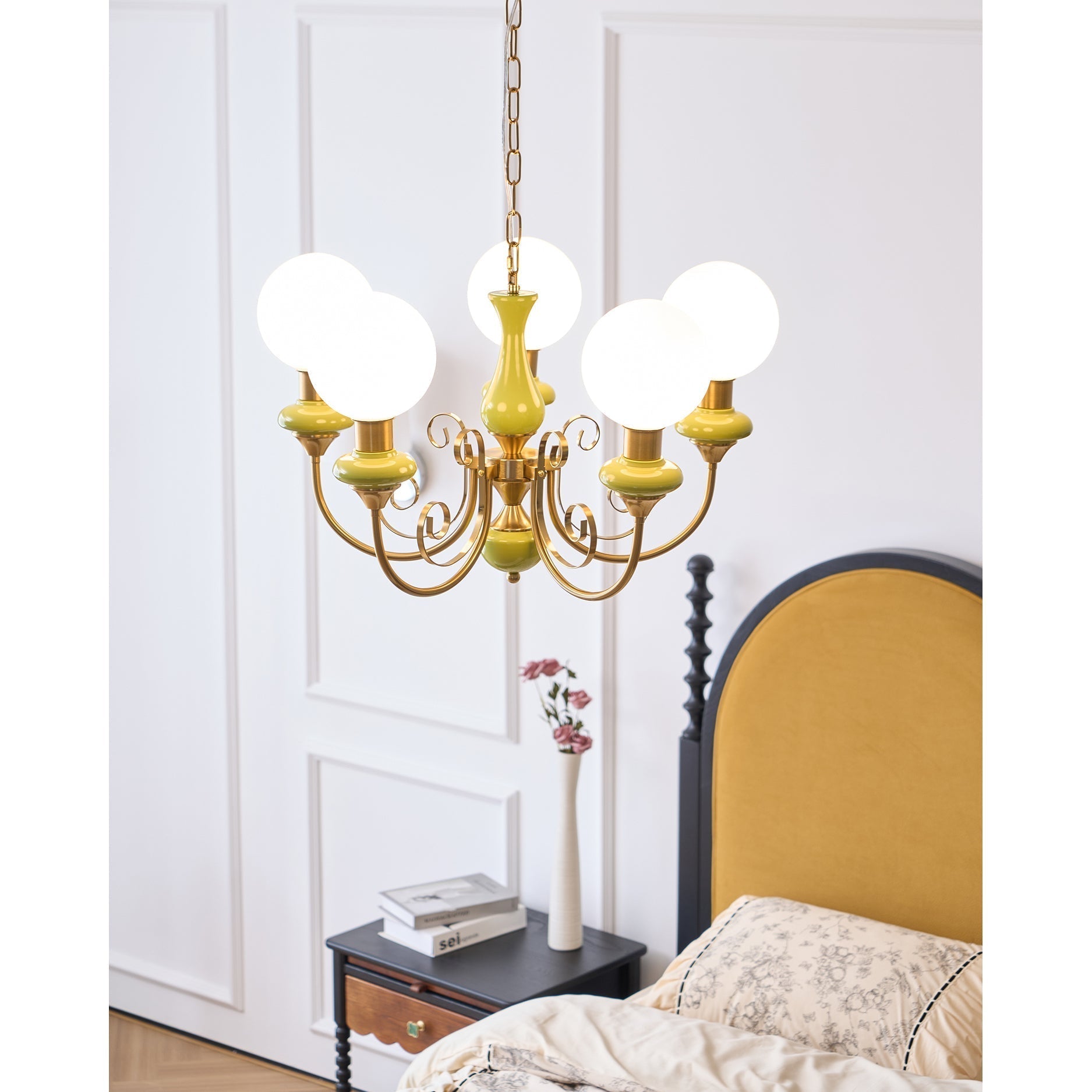 Evsolia Premium Nordic Art Onyx Glass Chandelier