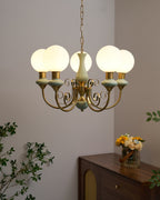 Evsolia Premium Nordic Art Onyx Glass Chandelier
