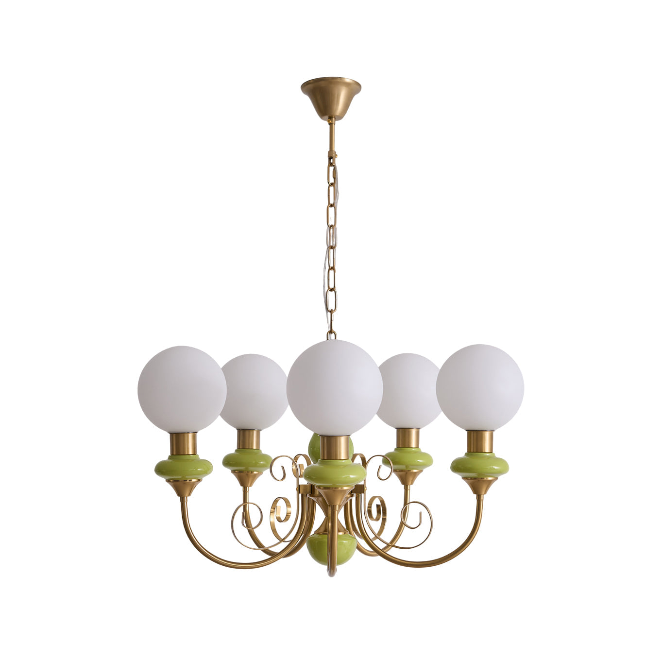 Evsolia Premium Nordic Art Onyx Glass Chandelier