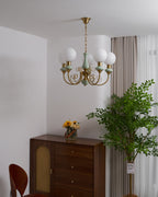 Evsolia Premium Nordic Art Onyx Glass Chandelier