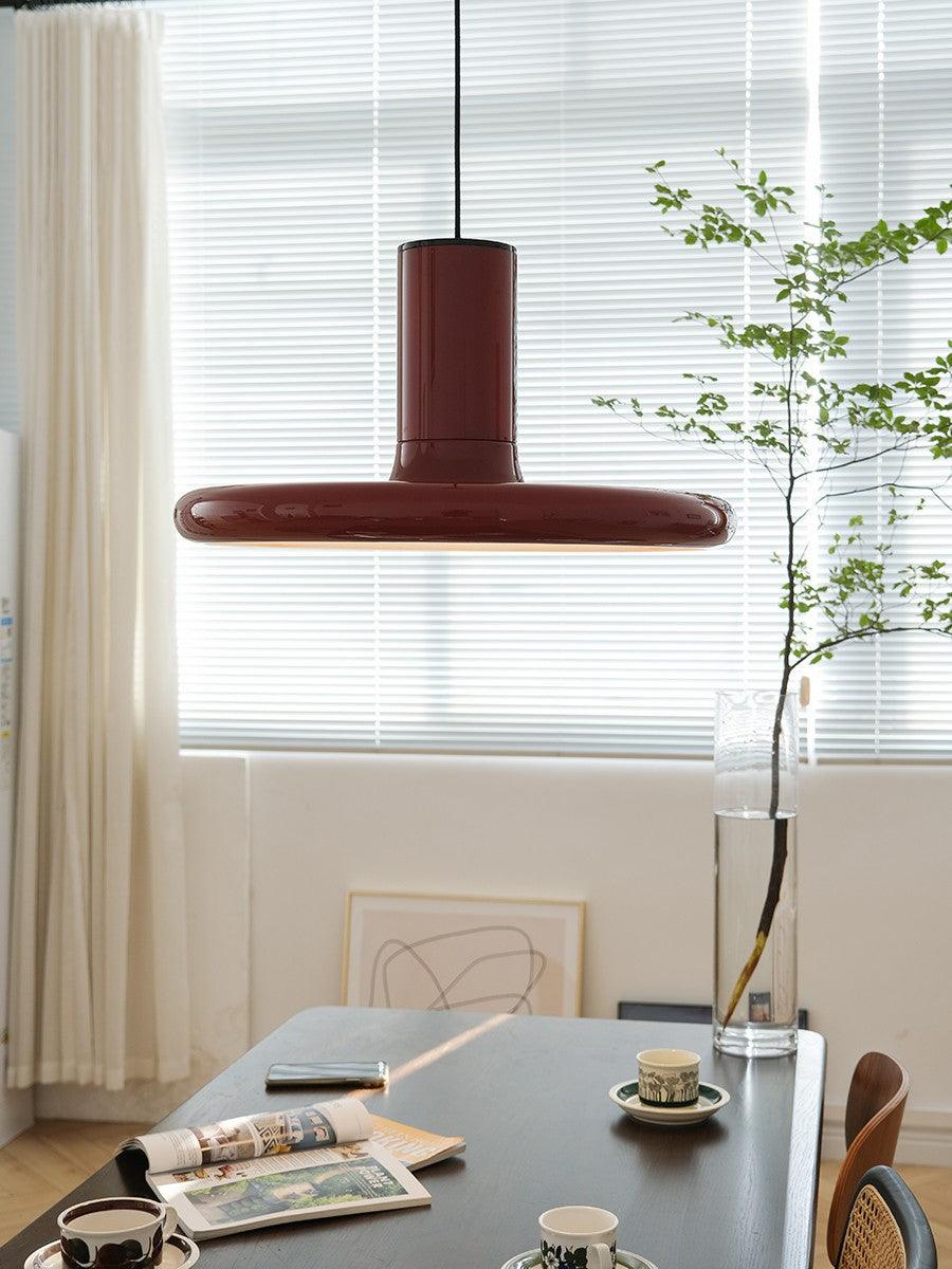 Solara Pendant Lamp Aluminum Cylinder Disc Industrial