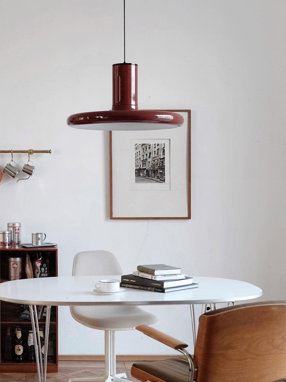 Solara Pendant Lamp Aluminum Cylinder Disc Industrial