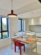 Solara Pendant Lamp Aluminum Cylinder Disc Industrial