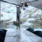 Erevia Brass & Glass Pendant Light