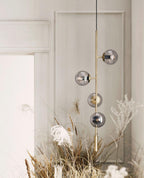 Erevia Brass & Glass Pendant Light