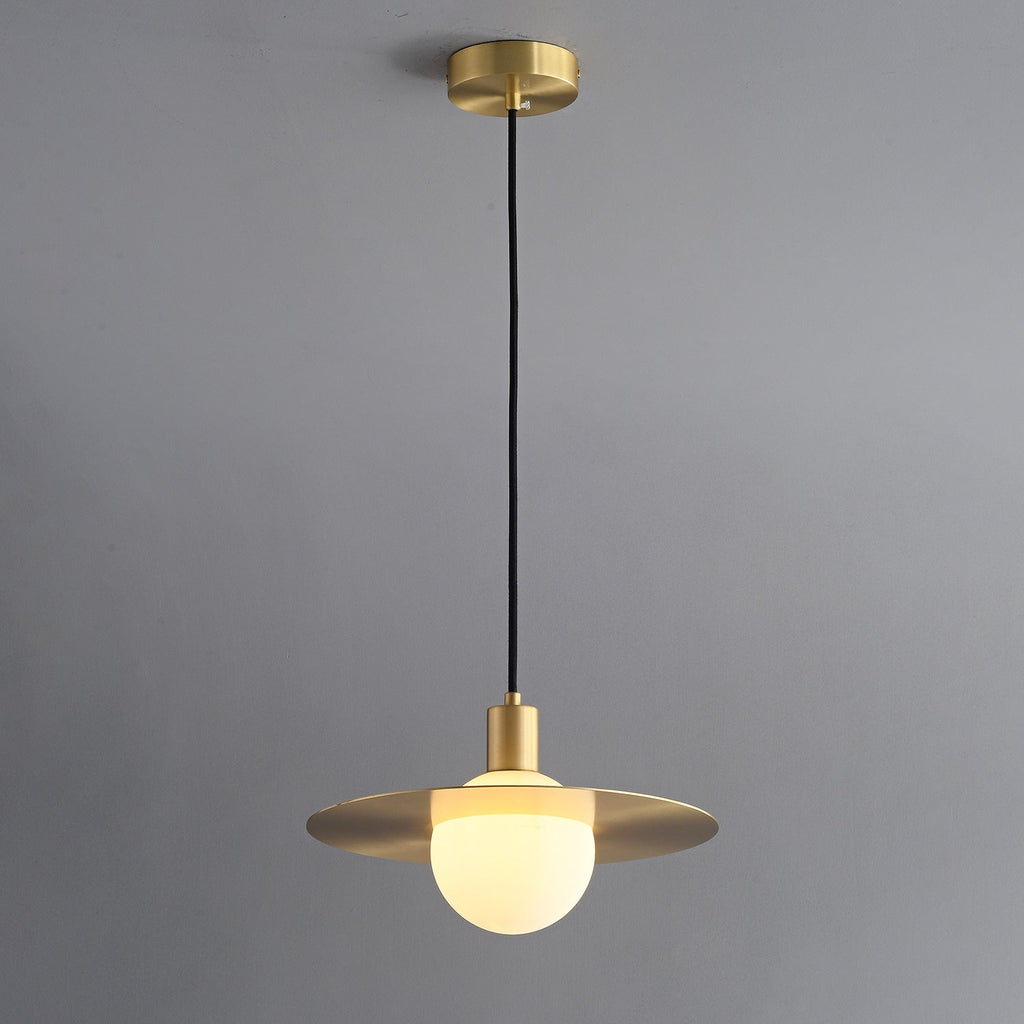 Orionis Premium Nordic Art Brass Glass Pendant Lamp