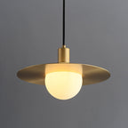 Orionis Premium Nordic Art Brass Glass Pendant Lamp