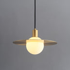 Orionis Premium Nordic Art Brass Glass Pendant Lamp