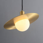 Orionis Premium Nordic Art Brass Glass Pendant Lamp