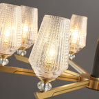 Astra Luxury Hexa Brass Chandelier