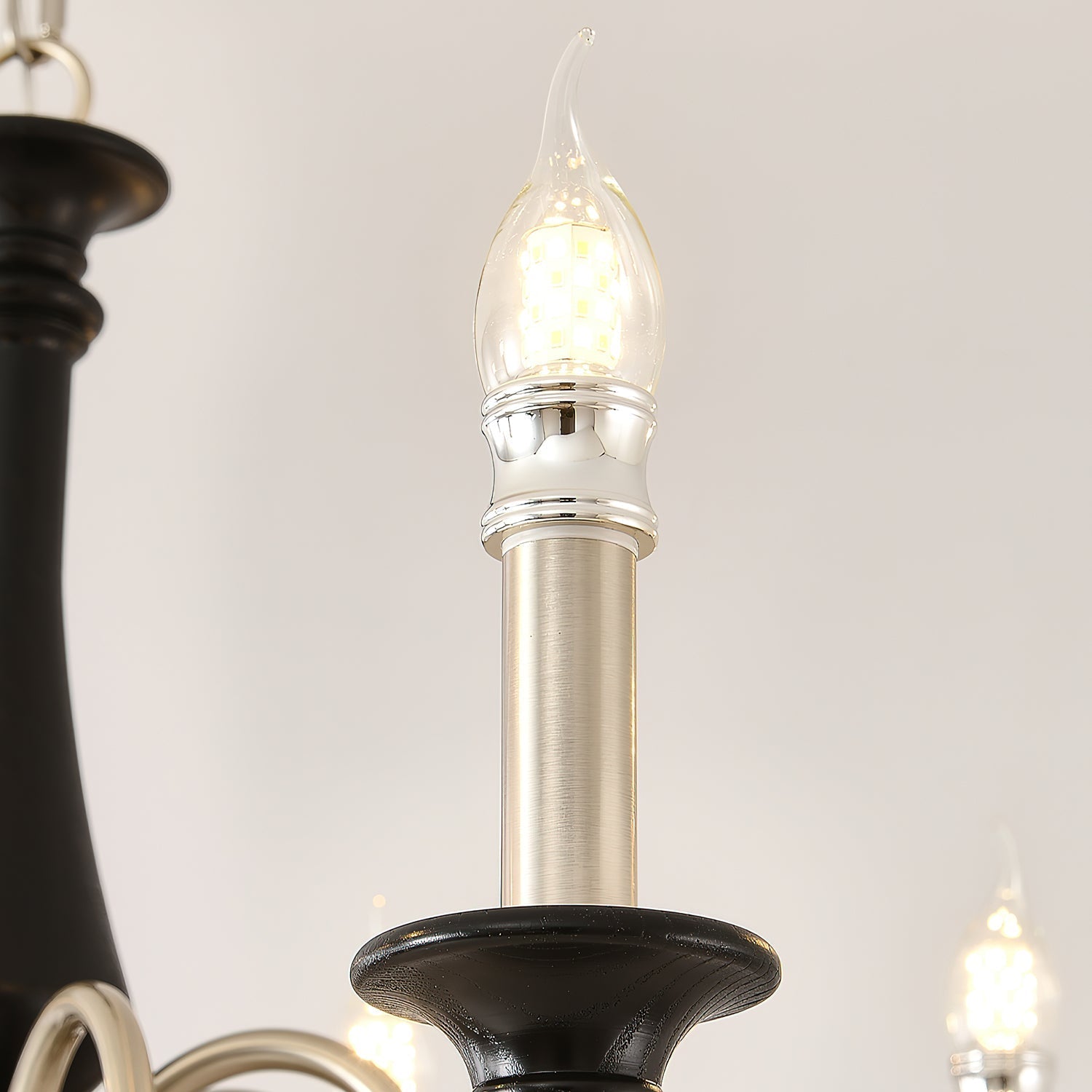 Orvella Classic Metal&Wood Chandelier