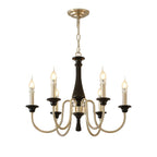 Orvella Classic Metal&Wood Chandelier