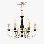 Orvella Classic Metal&Wood Chandelier